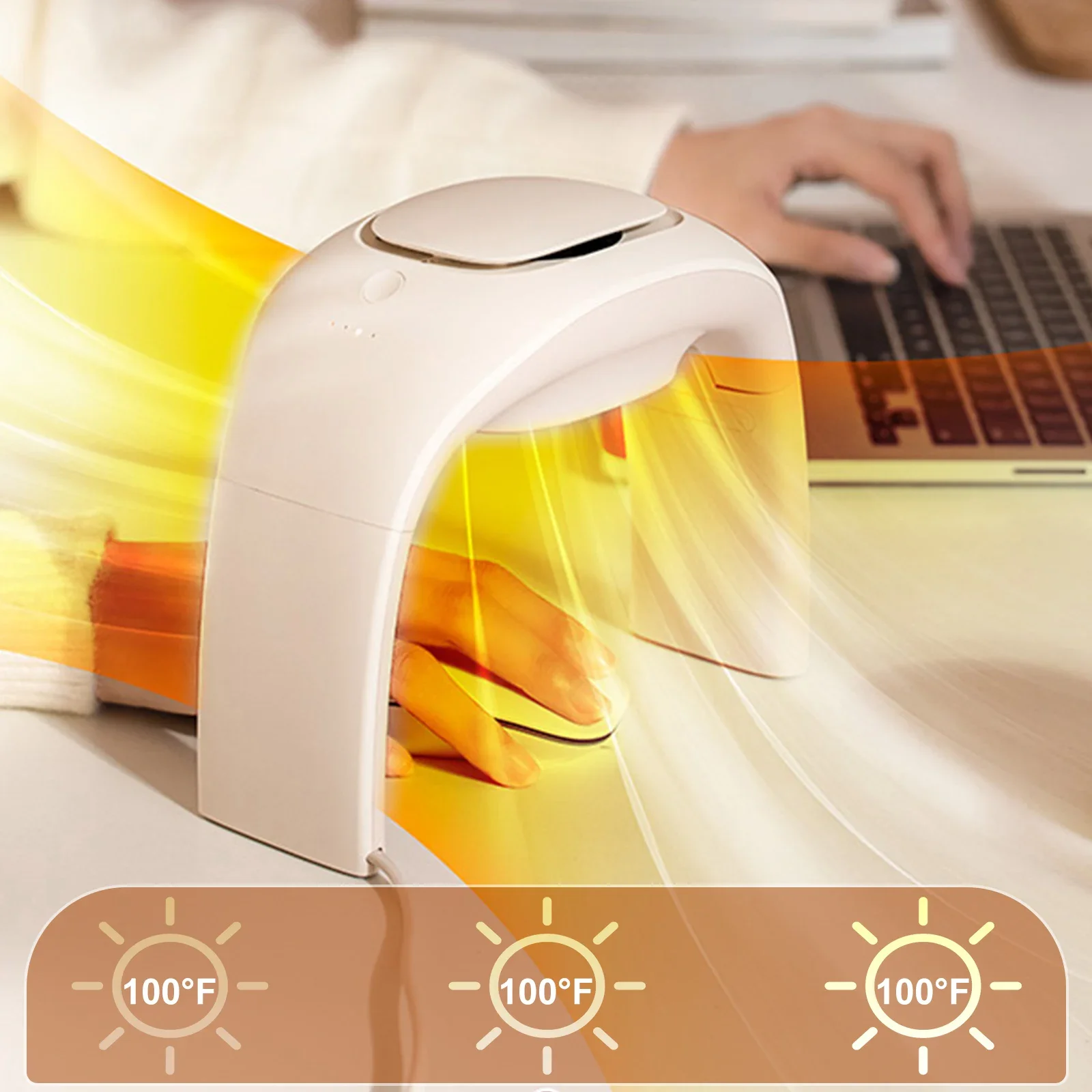 Office Tech Desk - Eary portátil inverno mouse mão mais