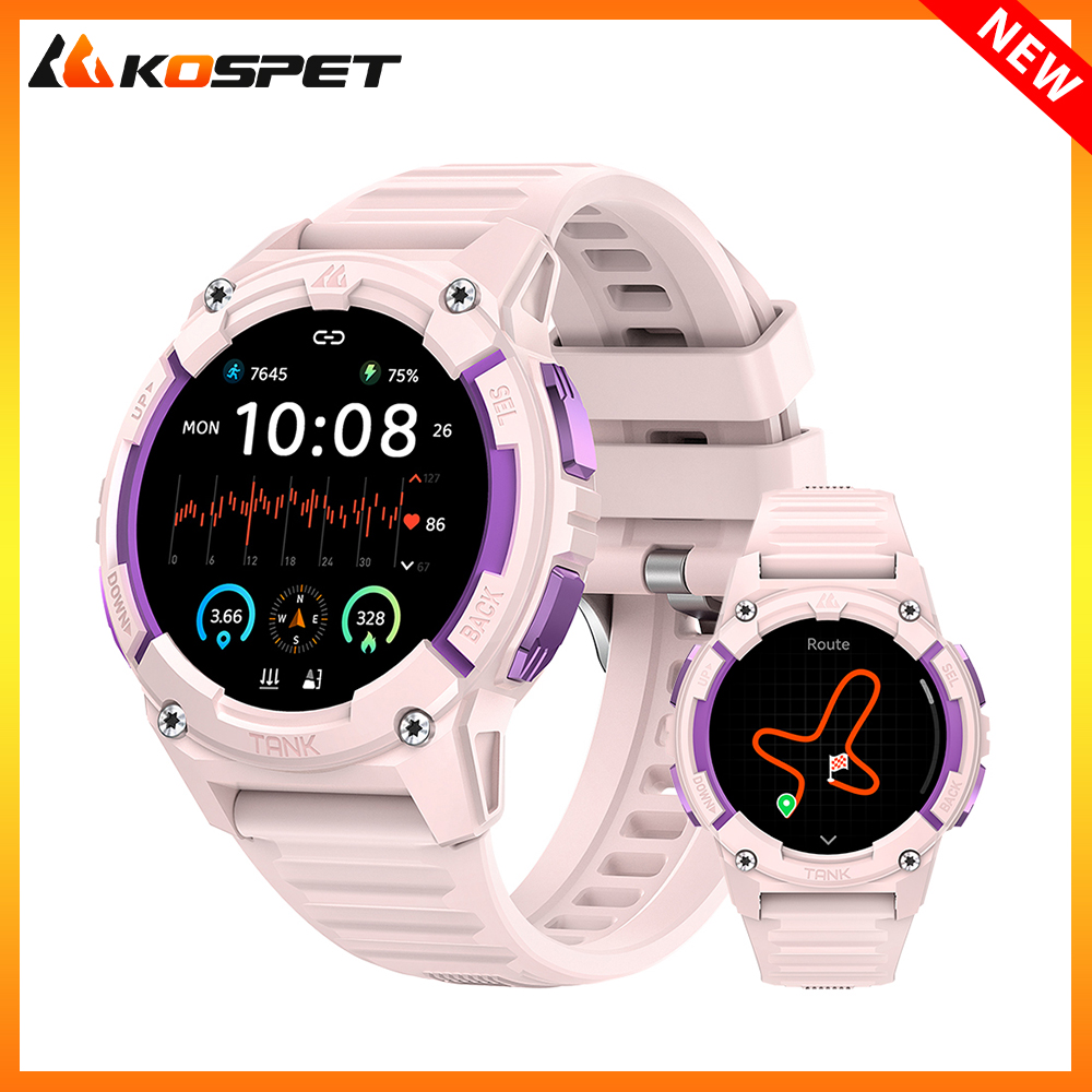 Digital Timer Countdown - Kospet tanque s2 gps relógios inteligentes