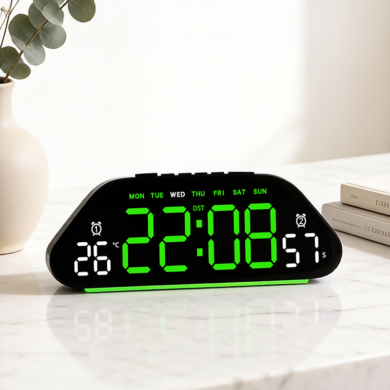 Digital Timer Countdown - Relógio Despertador Digital LED com Exibição