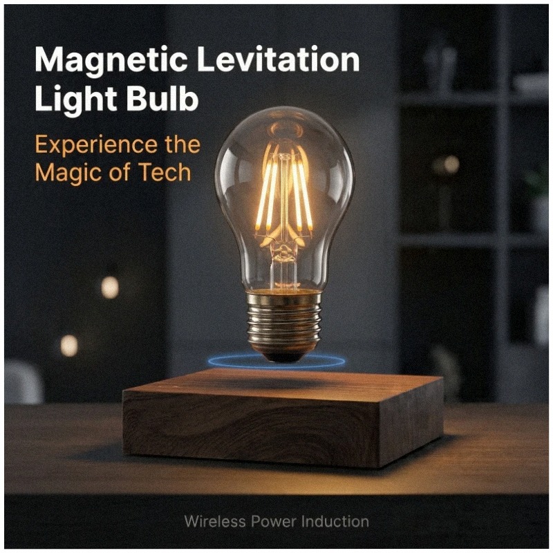 Office Productivity Tech - Lâmpada LED Flutuante Magnética Sem Fio
