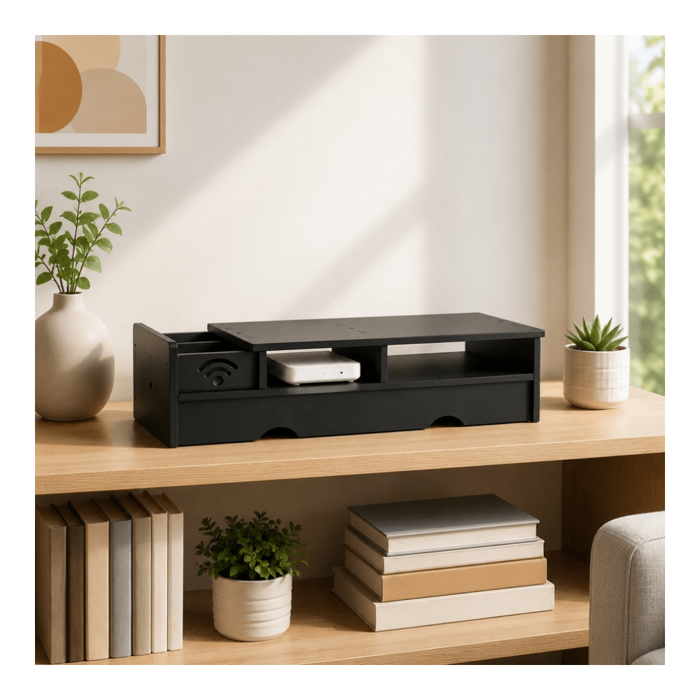 Office Tech And Space - Caixa de Armazenamento para Roteador WiFi
