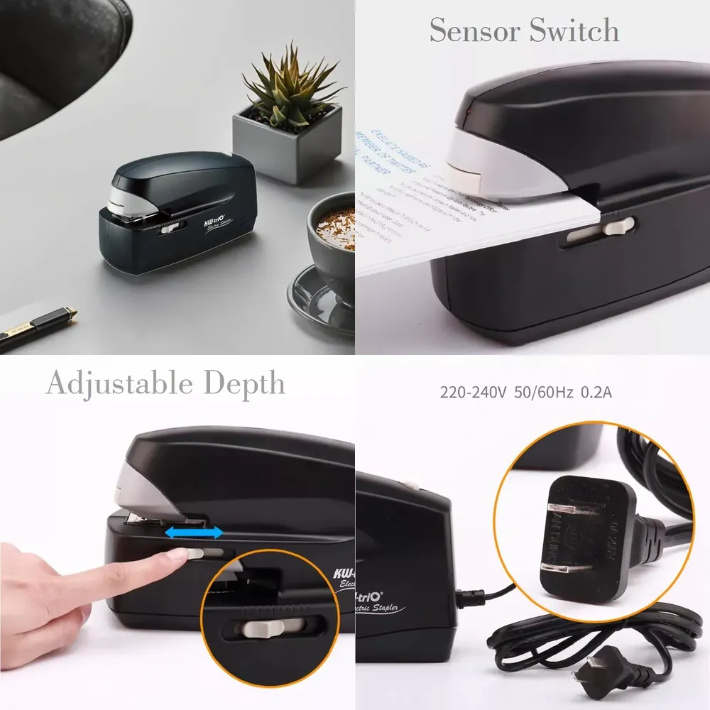 Electric Stapler Heavy - Grampeador Elétrico Inteligente Portátil 220V de