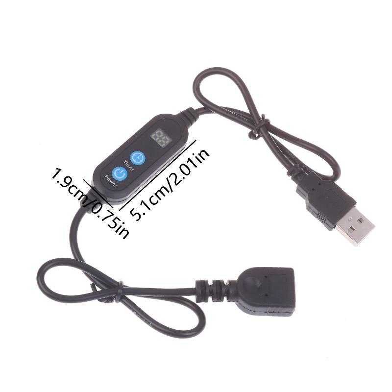Digital Timer Countdown - Cabo Temporizador USB 3-24V (1/2 peças),