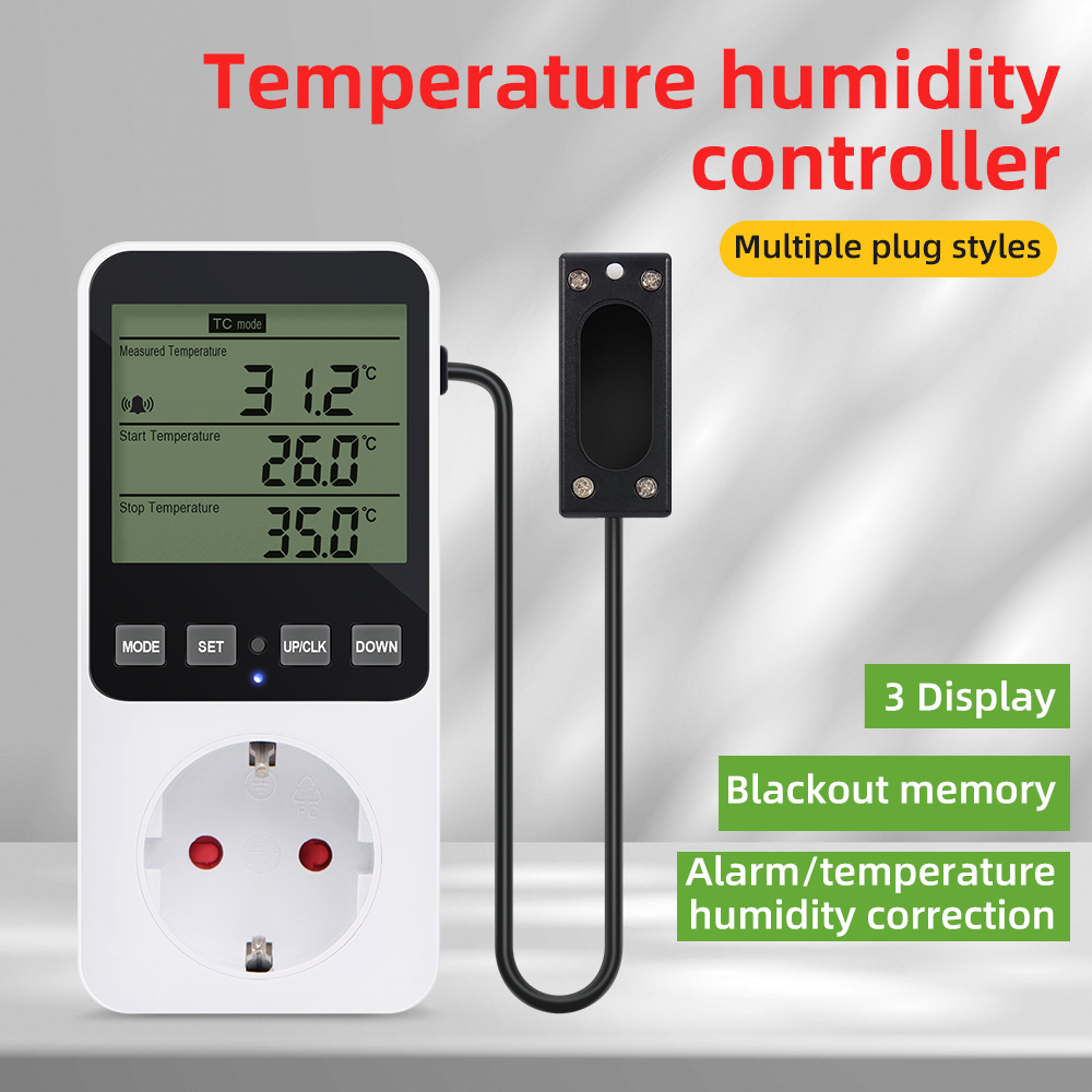 Digital Timer Countdown - Controlador digital de temperatura e umidade,