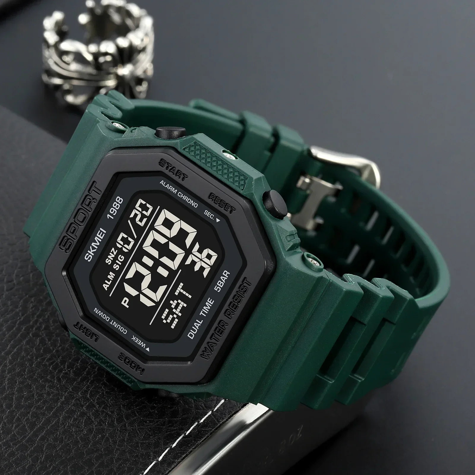 Skmei 1988, relógio militar ma - Digital Timer Countdown avaliação e preço