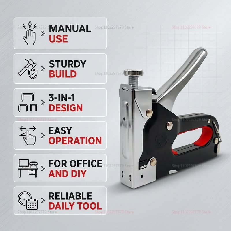 Kit de Grampeador e Pregador 3 - Electric Stapler Heavy avaliação e preço