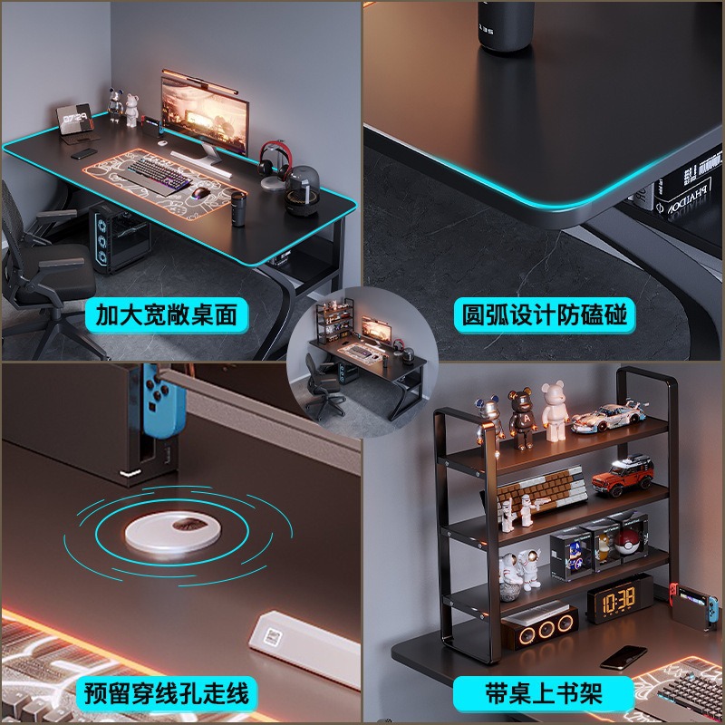 Mesas de computador modernas c - Office Tech Desk avaliação e preço