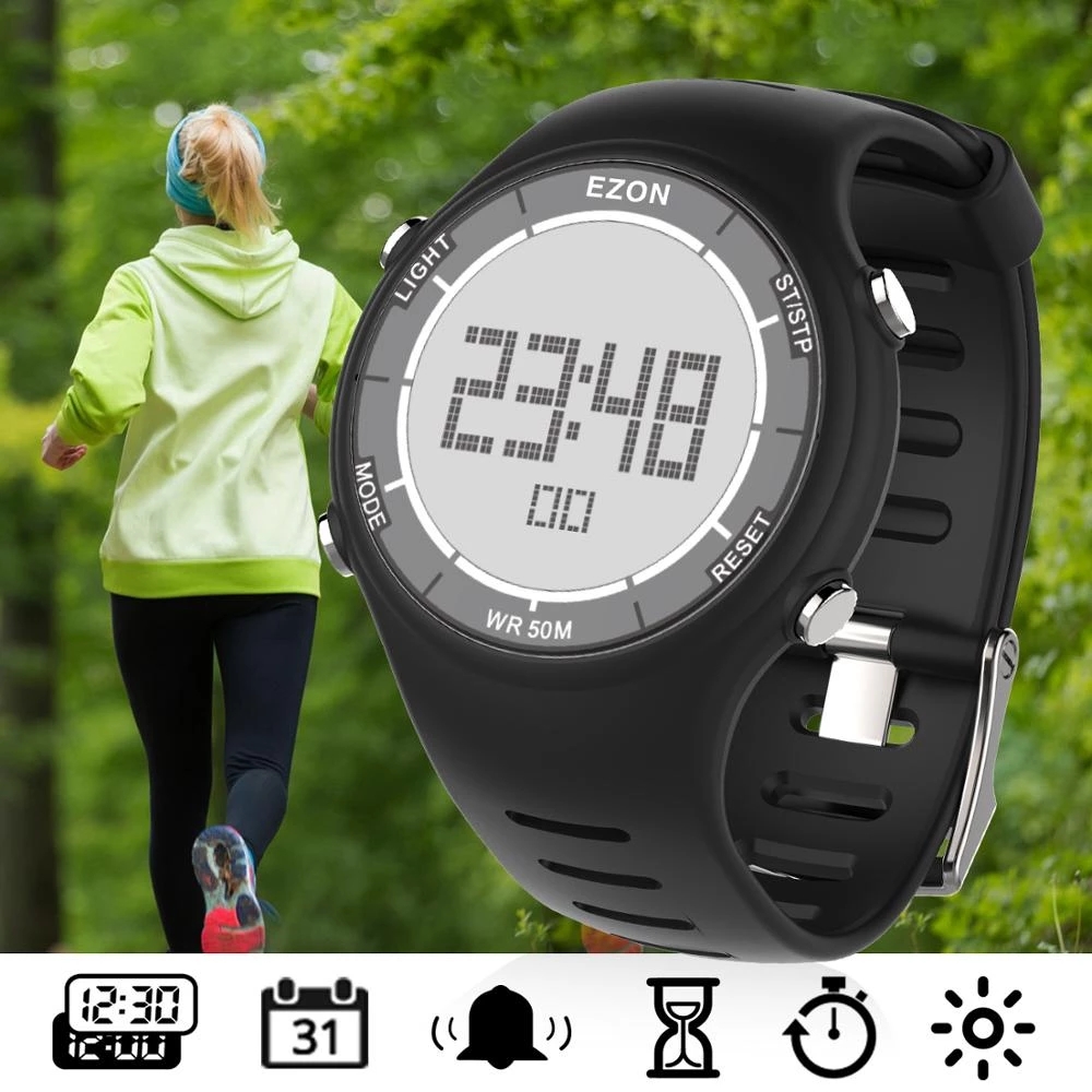 Ezon nova moda mulher relógio  - Digital Timer Countdown avaliação e preço