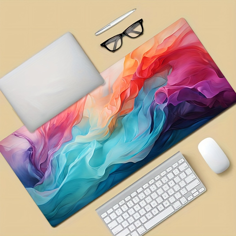 Mouse Pad Grande Abstrato Colo - Office Tech Desk avaliação e preço