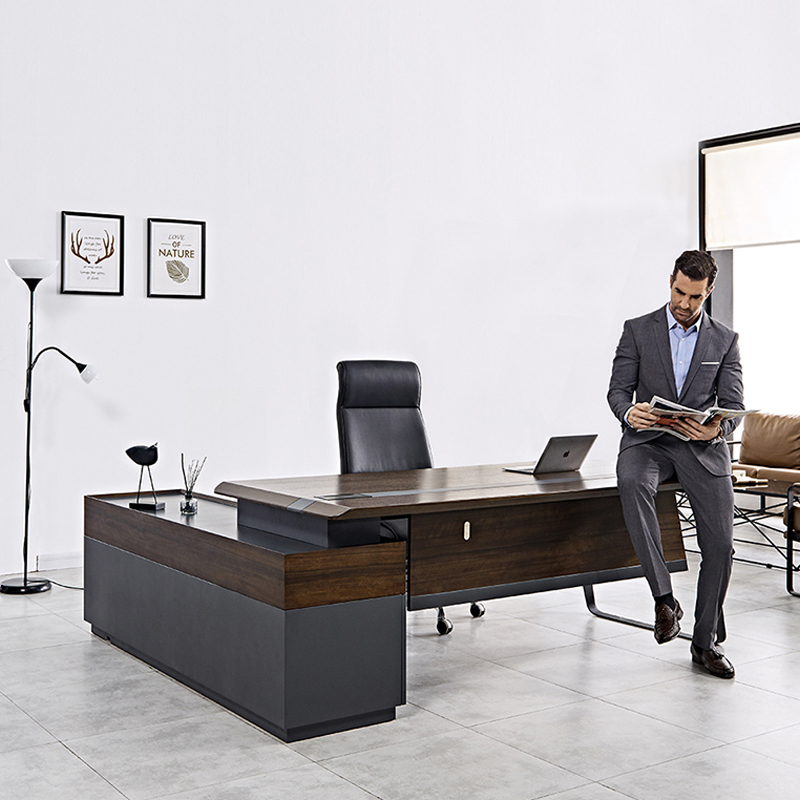 Mesa de escritório de madeira  - Office Tech Desk avaliação e preço