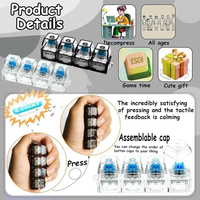 1 unidade Chaveiro Fidget LED  - Office Productivity Tech avaliação e preço