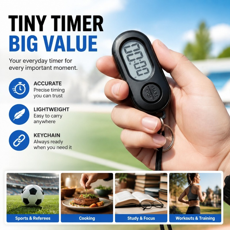 Cronômetro Digital com Chaveir - Digital Timer Countdown avaliação e preço