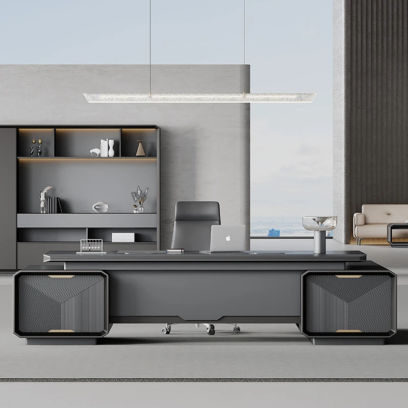 -Mesa de madeira de luxo moder - Office Tech Design avaliação e preço