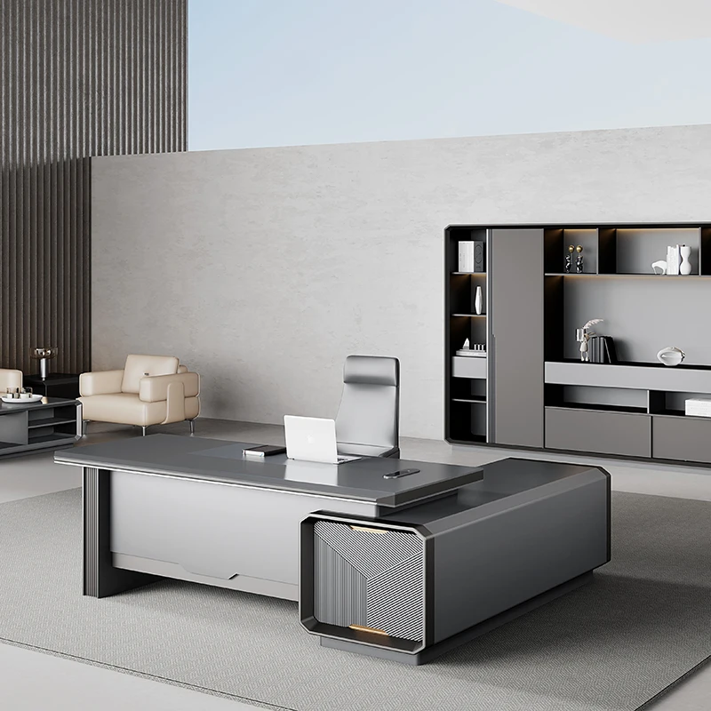 -Mesa de madeira de luxo moder - Office Tech Design avaliação e preço