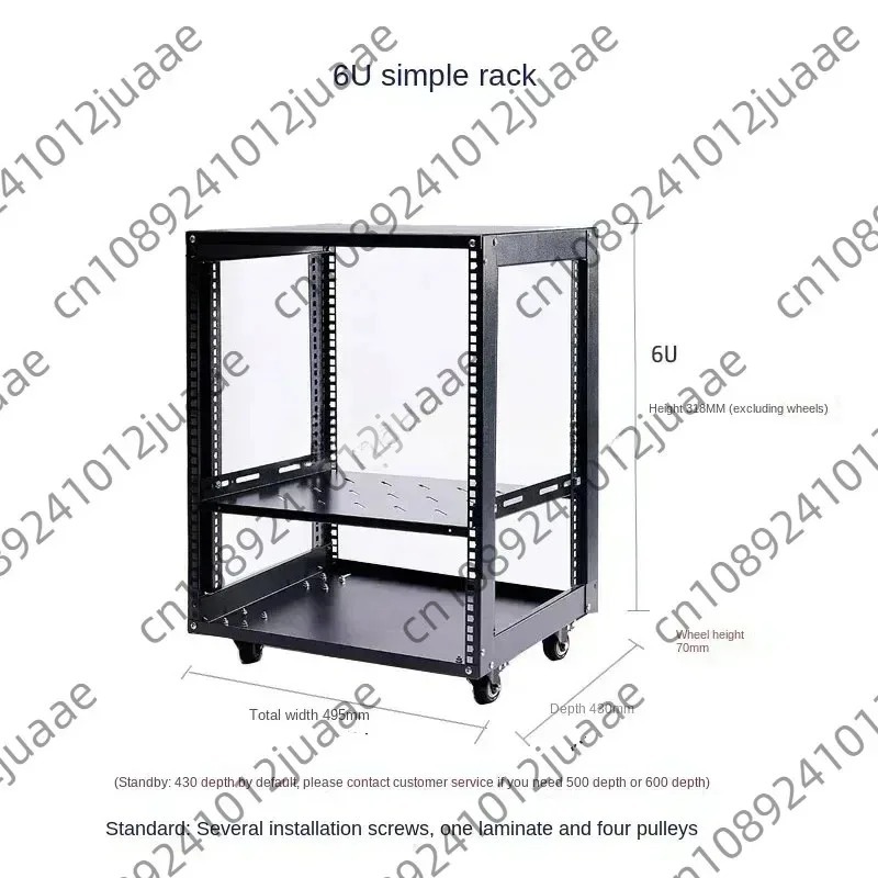Armário de rede aberto simples - Server Rack Shelf avaliação e preço