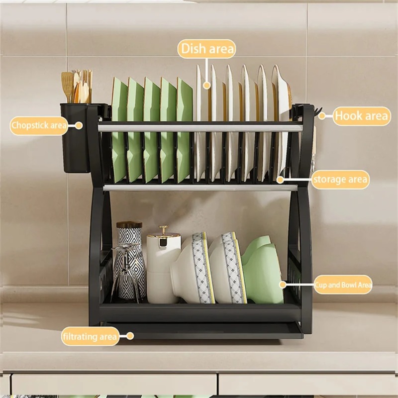 Escorredor de Louça de 2 Nívei - Server Rack Shelf avaliação e preço